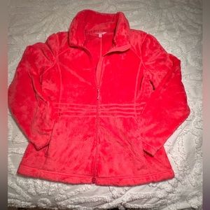 Snuggly Coral Lilly Pulitzer size Large Zip-Up Jacket